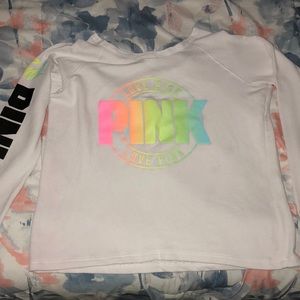 Pink long sleeve sweater